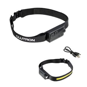 2-in-1 Rechargeable COB Lightbar & LED Headlamp